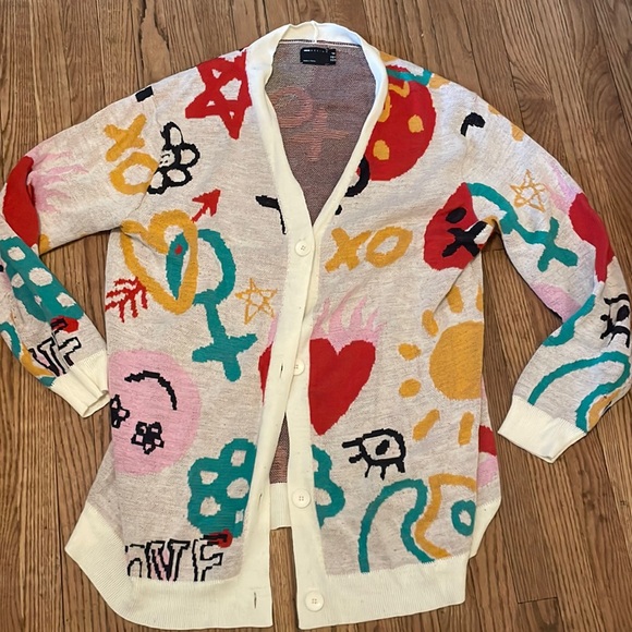 ASOS Printed Cardigan 🙂 ☀️ 🌼 - Picture 1 of 4